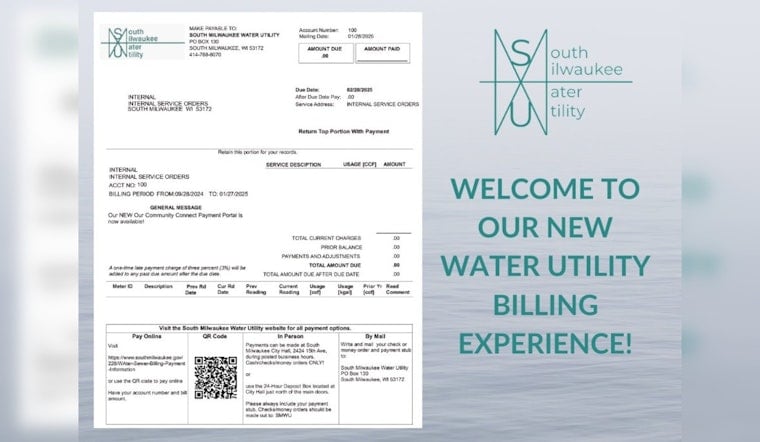 South Milwaukee Unveils 'Our Community Connect' for Simplified Online Water Utility Payments