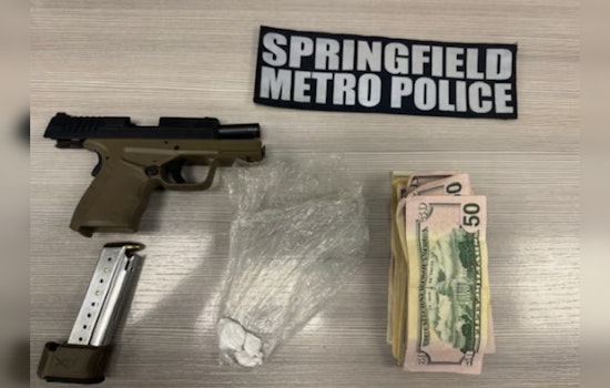 Springfield Police Seize Loaded Firearm and Cocaine, 41-Year-Old Man Faces Multiple Charges