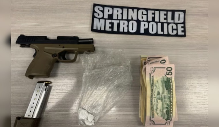 Springfield Police Seize Loaded Firearm and Cocaine, 41-Year-Old Man Faces Multiple Charges