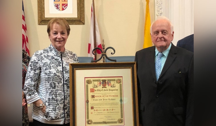 St. Augustine Honors Legacy of Tom Rahner With Flag Tribute at City Hall