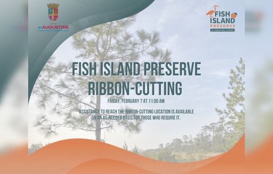 St. Augustine to Celebrate Opening of Fish Island Preserve with Ribbon-Cutting Ceremony