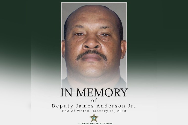 St. Johns County Sheriff's Office Commemorates 15th Anniversary of Deputy's Line-of-Duty Death in Jacksonville