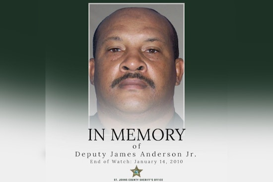 St. Johns County Sheriff's Office Commemorates 15th Anniversary of Deputy's Line-of-Duty Death in Jacksonville