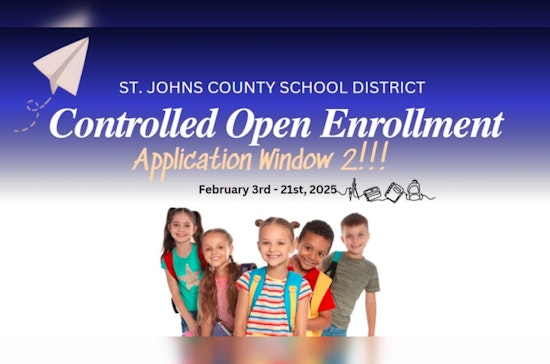 St. Johns County's Controlled Open Enrollment Applications Now Open for 2024-2025 School Year