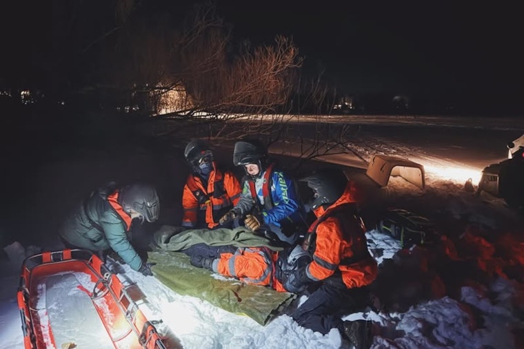 St. Louis County Rescue Squad Sharpens Snowmobile Rescue Skills in Subzero Training at Pike Lake