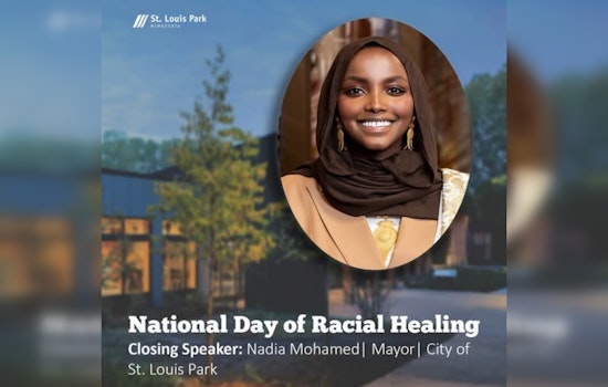 St. Louis Park Invites Residents to Celebrate National Day of Racial Healing, Mayor Nadia Mohamed to Deliver Closing Remarks