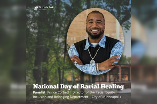 St. Louis Park to Host National Day of Racial Healing Featuring Key Speaker Prince Corbett
