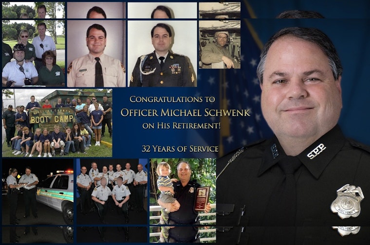St. Petersburg Salutes Officer Michael Schwenk for Over Three Decades of Dedicated Service