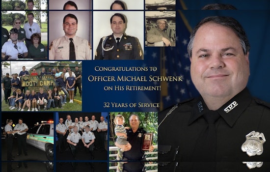 St. Petersburg Salutes Officer Michael Schwenk for Over Three Decades of Dedicated Service