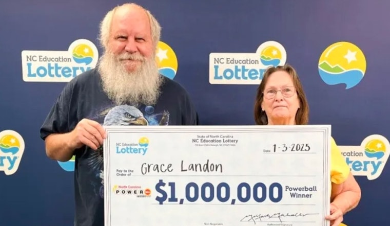 Stanly County Woman Wins $1M Powerball Prize to Start 2025 After 20 Years of Playing