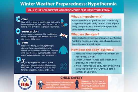Stillwater Braces for Severe Winter Weather, SEMA Urges Precautions Against Subfreezing Conditions