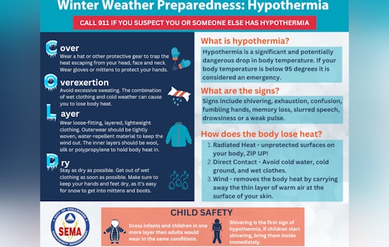 Stillwater Braces for Severe Winter Weather, SEMA Urges Precautions Against Subfreezing Conditions
