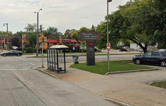 Suspect in Milwaukee Burglary and Chase Detained After Crashing Into Library Site