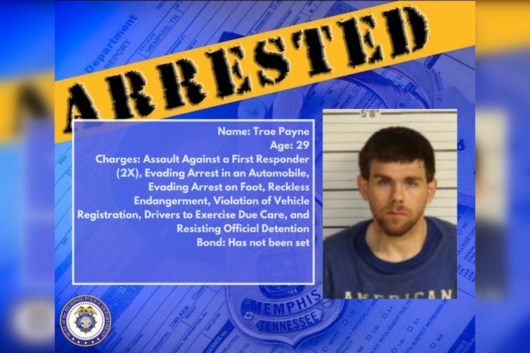 Suspect Trae Payne Arrested After Slamming Into Police Cars, Leading High-Speed Chase