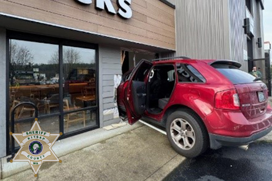 SUV Plows Into Silverdale Starbucks, Injures Customer; Authorities Investigating Cause