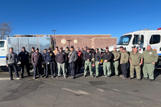 Texas Firefighters Mobilize for California Wildfire Relief, Traveling from Houston to Los Angeles