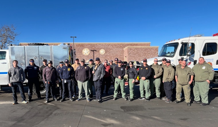 Texas Firefighters Mobilize for California Wildfire Relief, Traveling from Houston to Los Angeles