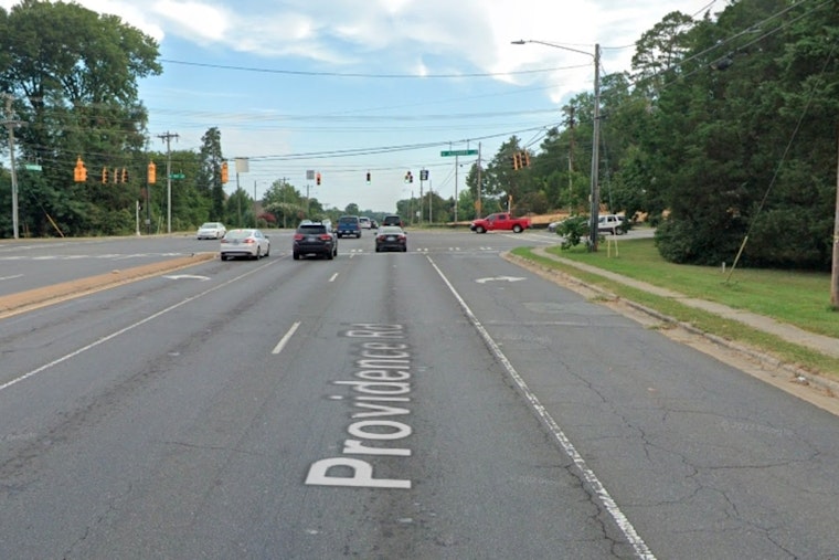 Traffic Alert Water Main Break and Fire Disrupt Providence Road in South Charlotte Ahead of Expected Snowfall