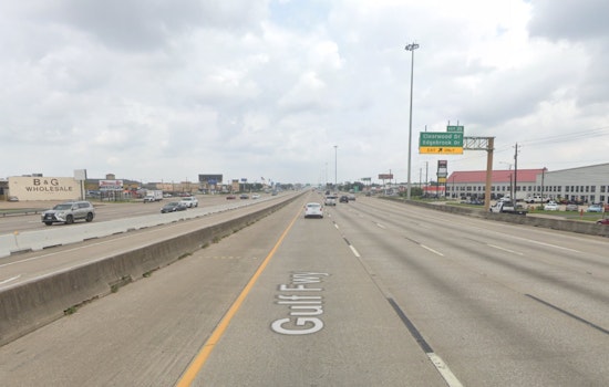 Traffic Snarled on I-45 Near The Woodlands After Multi-Vehicle Collision and RV Fire