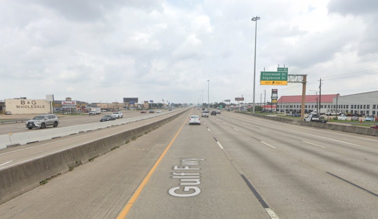 Traffic Snarled on I-45 Near The Woodlands After Multi-Vehicle Collision and RV Fire