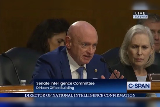 Tulsi Gabbard Grilled by Senator Mark Kelly Over Intelligence Skepticism During DNI Nomination Hearing