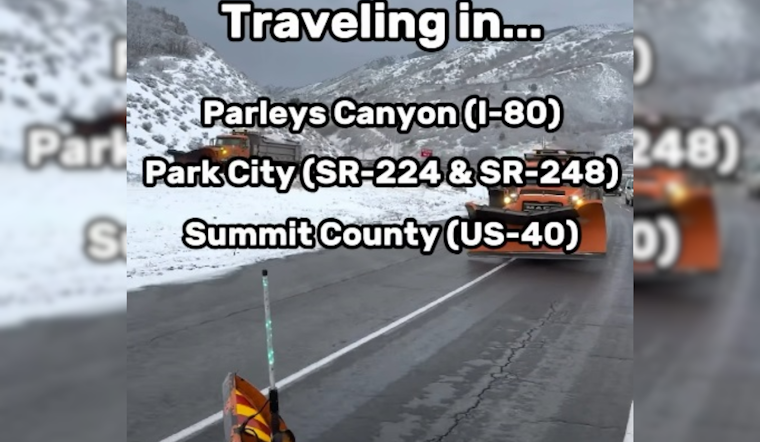 UDOT Launches Real-Time Traffic Update Program for Park City and Parleys Canyon Travelers