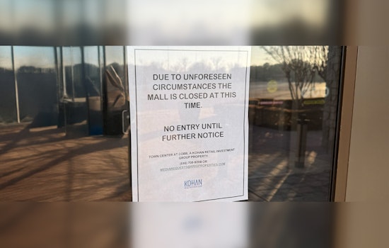 Unexpected Shutdown at Town Center Mall in Cobb Due to Power Cutoff, County Steps in to Support Affected Businesses