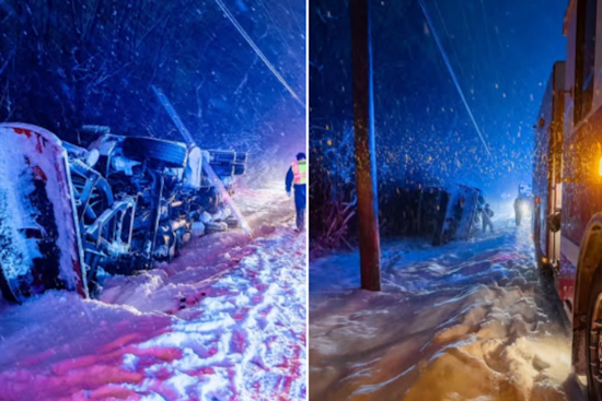 Warren County Snowplow Overturns Amidst Record-Breaking Snowstorm, Driver Unharmed