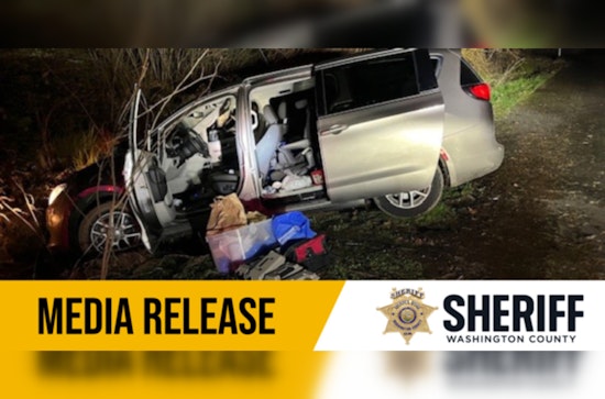 Washington County Deputies Arrest Two Portland Men After Stolen Vehicle Pursuit and Crash