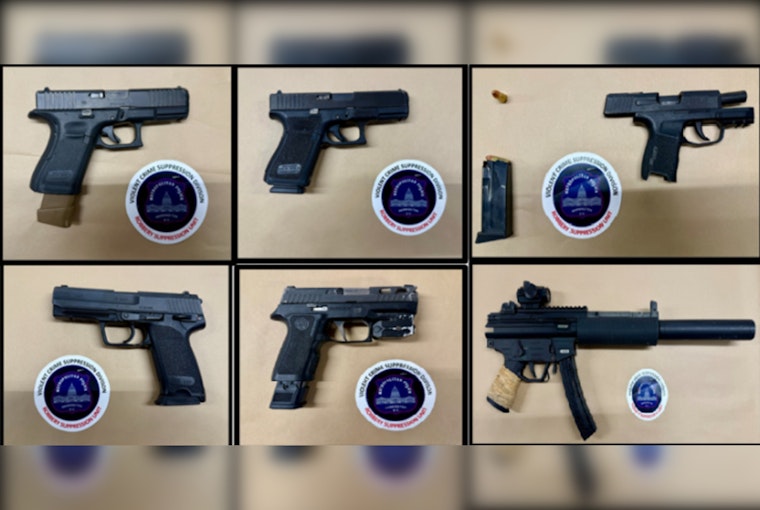 Washington D.C. Police Seize 27 Illegal Firearms in a Week, Including Ghost Gun and Rifles