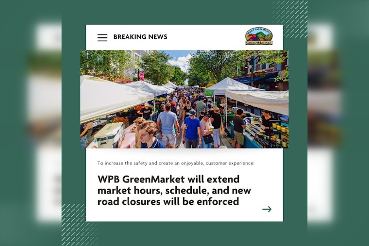 West Palm Beach Increases Security at Popular GreenMarket Following Public Safety Concerns