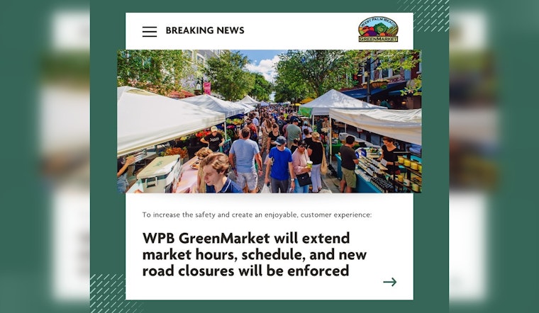 West Palm Beach Increases Security at Popular GreenMarket Following Public Safety Concerns