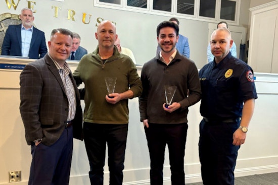 Westfield Father-Son Duo Honored with Lifesaving Citizen Award for Heroic Ice Rescue