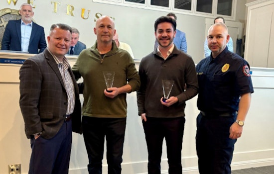 Westfield Father-Son Duo Honored with Lifesaving Citizen Award for Heroic Ice Rescue