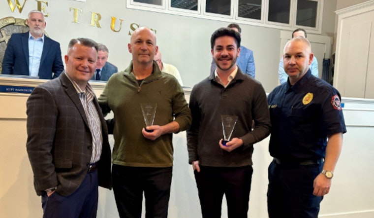 Westfield Father-Son Duo Honored with Lifesaving Citizen Award for Heroic Ice Rescue