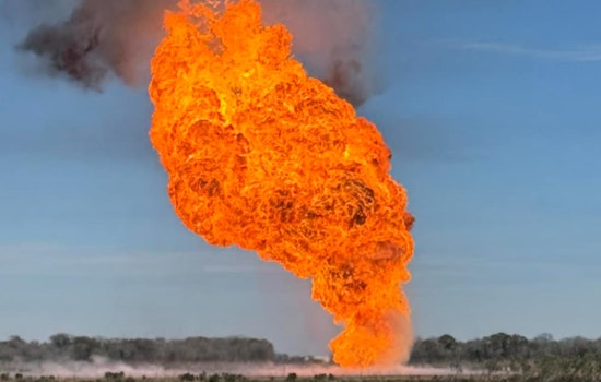Wharton County Pipeline Fire Draws Spectacle Amid Emergency Response, No Injuries Reported