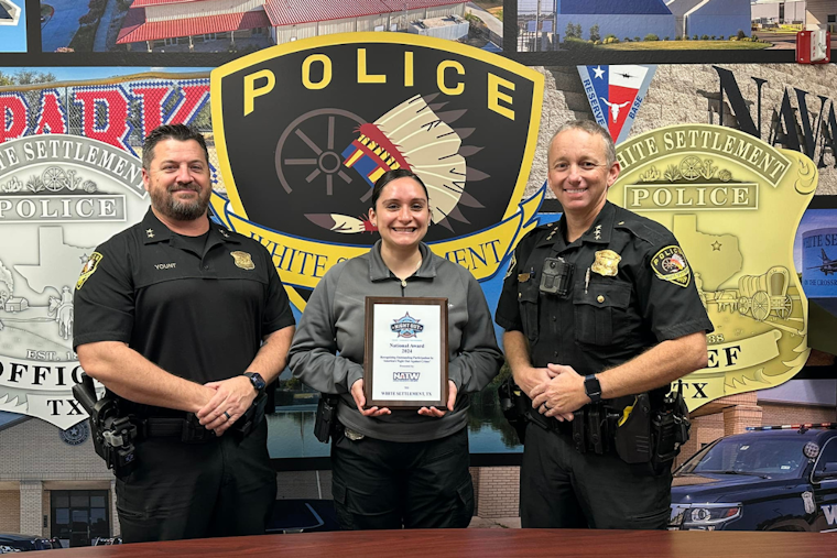 White Settlement Police Celebrated for National Night Out Success, Corporal Gonzalez's Efforts Commended
