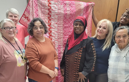 White Settlement Sewing Sisters Craft Hope, Raffling Handmade Quilt for Charity
