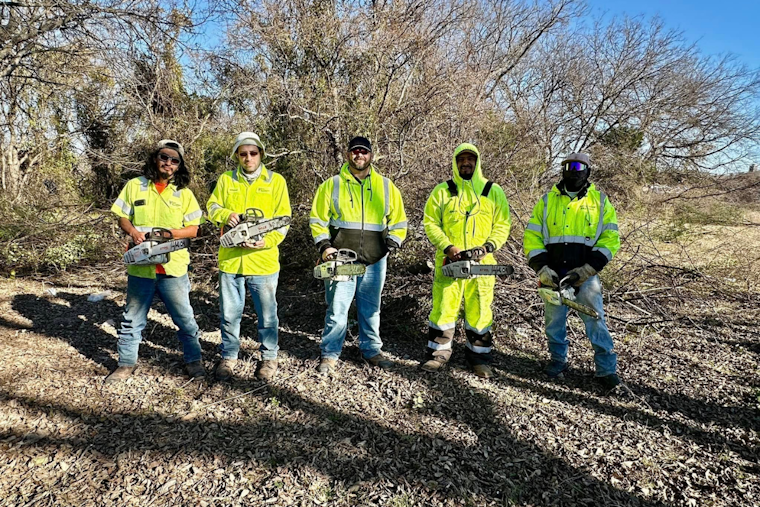 White Settlement Stormwater Team Enhances Bridge Safety and Urban Beauty with Maintenance and Tree-Lifting