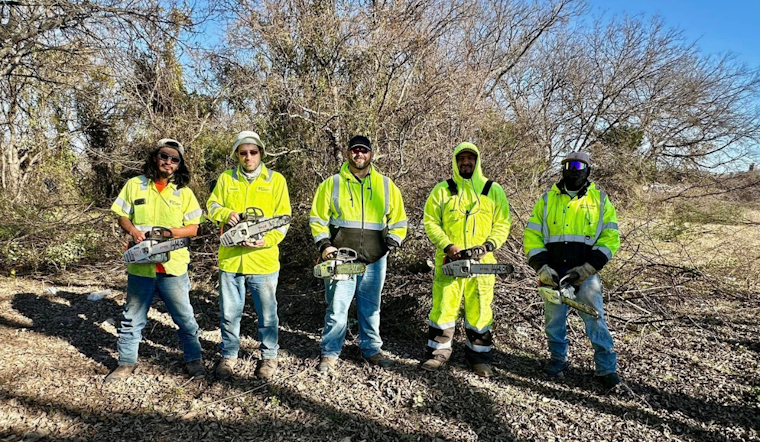 White Settlement Stormwater Team Enhances Bridge Safety and Urban Beauty with Maintenance and Tree-Lifting