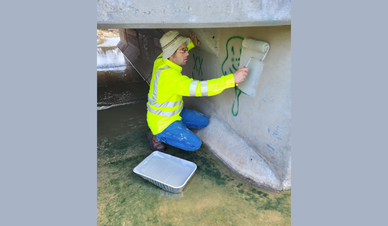 White Settlement's Stormwater Team Tackles Graffiti and Prepares Tree-Lifting Initiative for Safer, Cleaner City