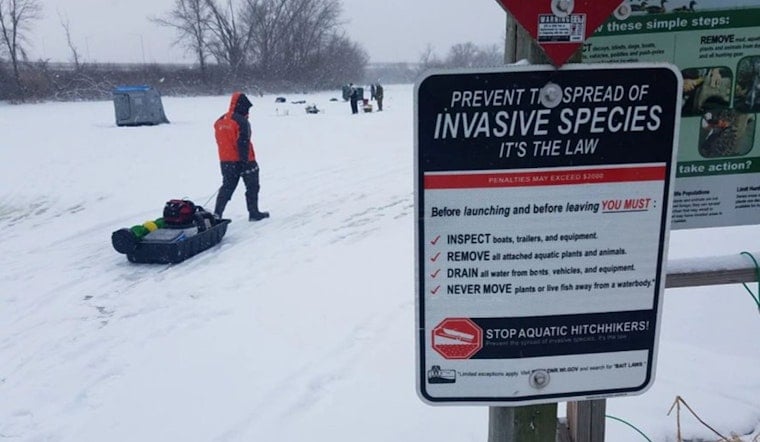 Wisconsin DNR Urges Ice Fishers to Combat Invasive Species This Winter