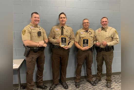 Yavapai County Detention Officers Honored with Lifesaving Award for Preventing Inmate Suicide in Prescott