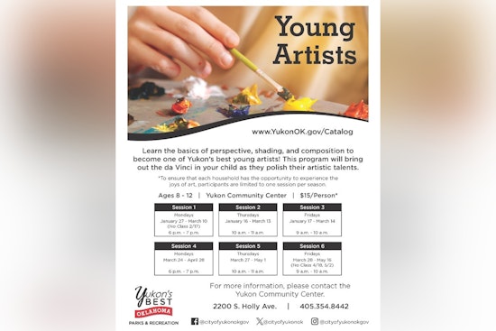 Yukon Invites Young Picassos to Enroll Now in the City's Youth Artist Program