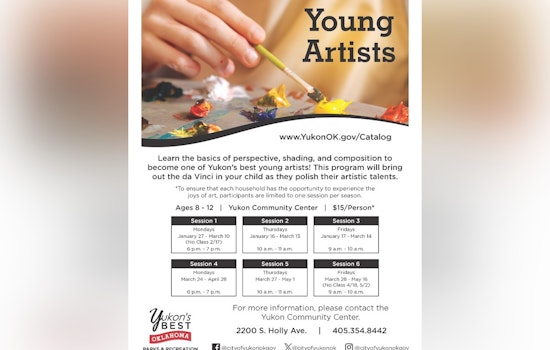 Yukon Invites Young Picassos to Enroll Now in the City's Youth Artist Program