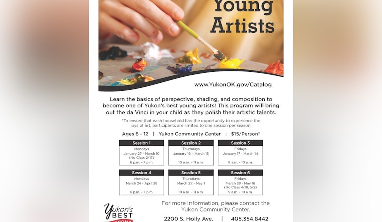 Yukon Invites Young Picassos to Enroll Now in the City's Youth Artist Program