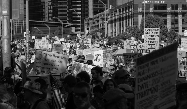 20,000 Rally in Austin for 'No Kings Day' Protest Against Trump-Era Policies Ahead of Elections