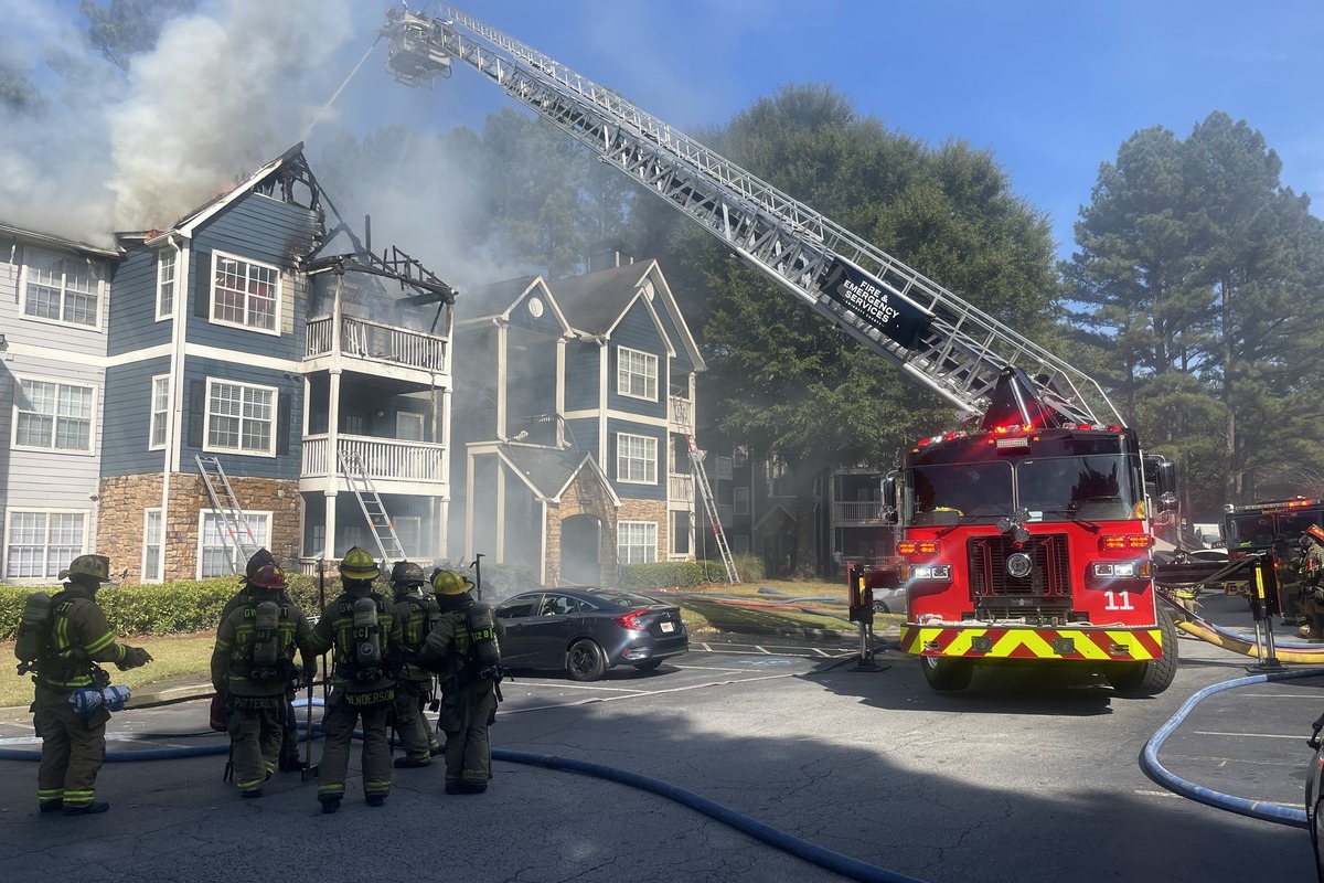 60 Residents Displaced After Fire Ravages Norcross Apartment Complex