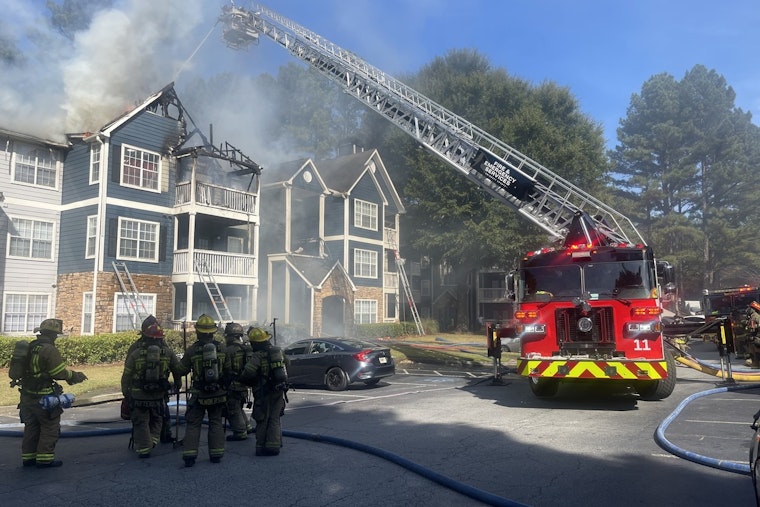 60 Residents Displaced After Fire Ravages Norcross Apartment Complex