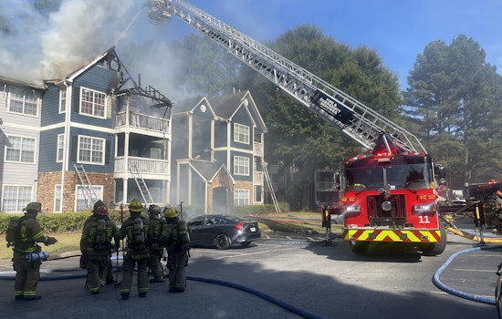 60 Residents Displaced After Fire Ravages Norcross Apartment Complex